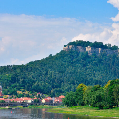 Blick auf die Festung Königstein