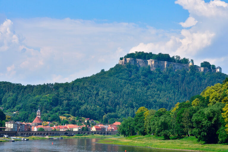 Blick auf die Festung Königstein