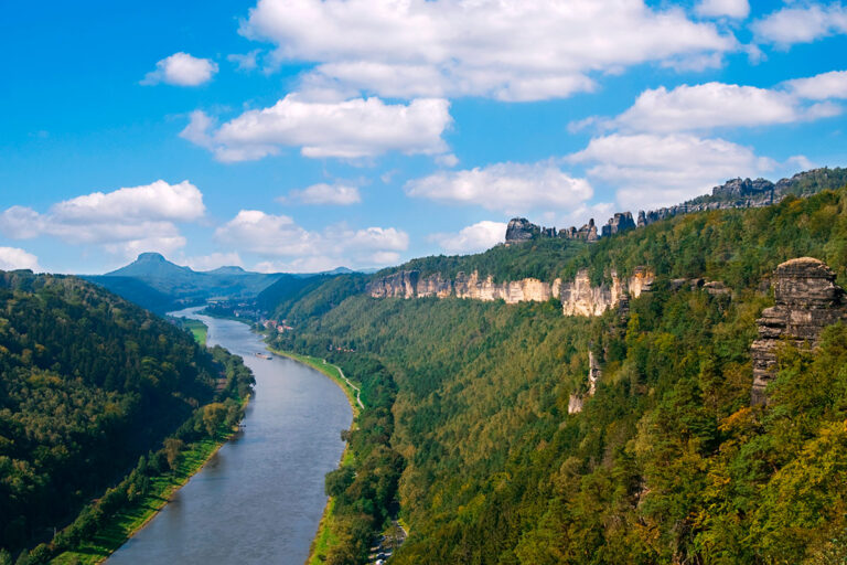 Blick auf die Elbe bei Bad Schandau
